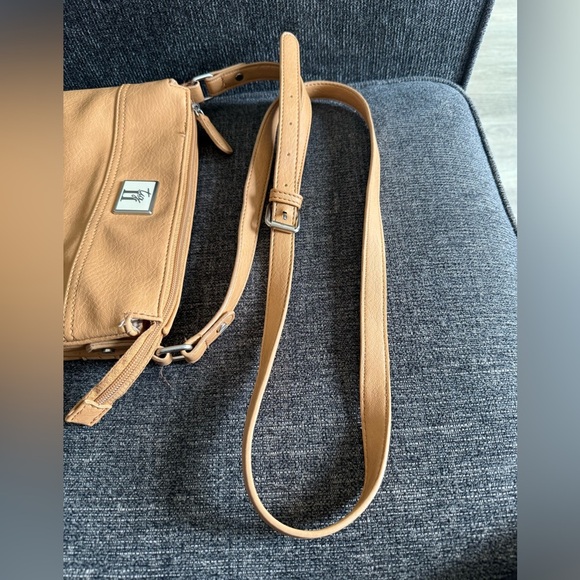 Tignanello Tan and Black Crossbody with White Accent - Picture 7 of 8